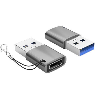 Buy Female USB C To Male USB Adapter With Lanyard Design 10G Data Mini Adapter online manufacture