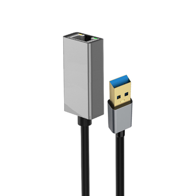 kupować USB A 3.2 Gen 1 Gigabit Ethernet 10 100 1000Mbit Adapter Kompaktowy Aluminium produkcja online