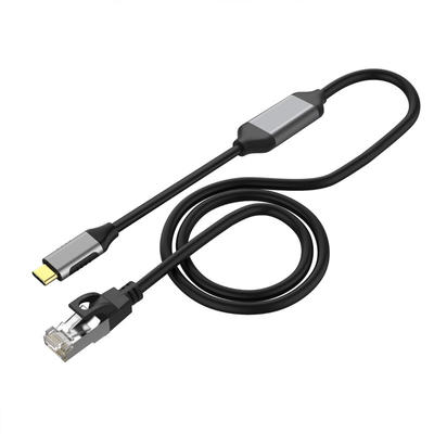 acheter Adaptateur réseau USB 3.2 Splitter câble LAN RJ45 à 1M 2M 3M 5M 30 mètres maximum fabrication en ligne