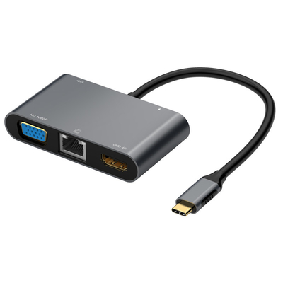 Buy USB3.2 Gen2 Docking Station With Dual Video Output HDMI 4K VGA HD Video Adapter For 2 Monitors online manufacture