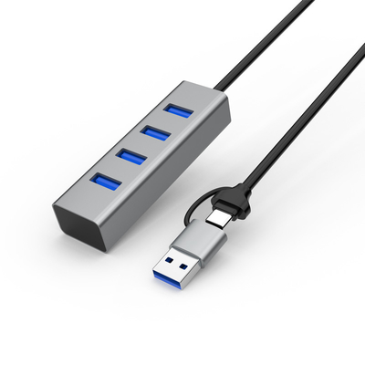 Buy Dual Interface USB3.0 HUB With 60CM Extension USB Cable online manufacture