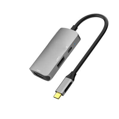 Mua 3 trong 1 USB C Multi Port Video Adapter 4K 60Hz HUB Với Một USB A Data Port Và PD sản xuất trực tuyến