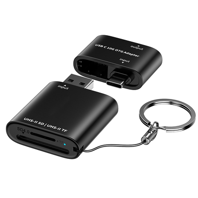 comprar Leitor de Cartão SD TF UHS-II Com Adaptador OTG USB C Para USB A fabricação em linha