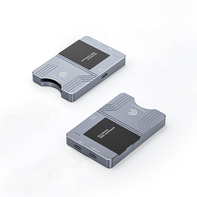 satın al CFexpress TYPE B Ve XQD Kart Okuyucu USB3.2 Gen2 USB C M.2 NVMe SSD Muhafazası İle Çevrimiçi üretim