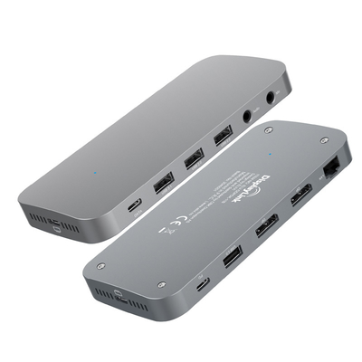 comprare Stazione di docking USB 3.0 TIPO A e C Dual 4K Display Link 6050 fabbricazione online
