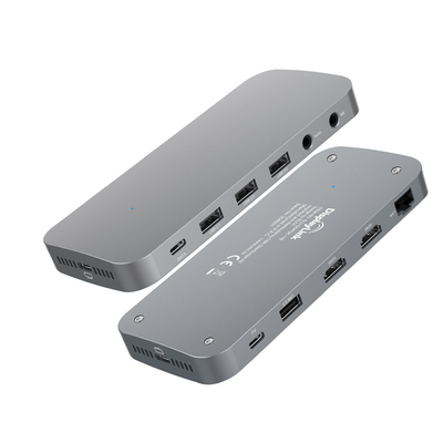 주문 듀얼 4K HDMI 비디오 외부 화면 및 10G 데이터를 갖춘 Display Link 6050 도킹 스테이션 온라인 제조